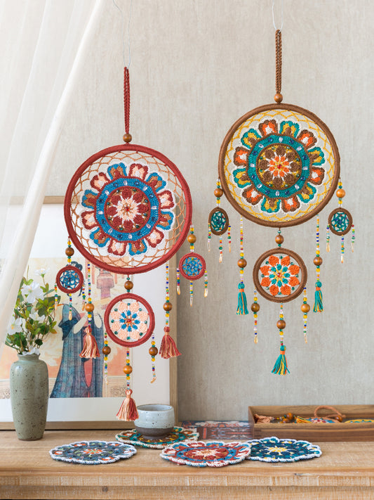 Ethereal Guardian Dreamcatcher Crochet Yarn Kit