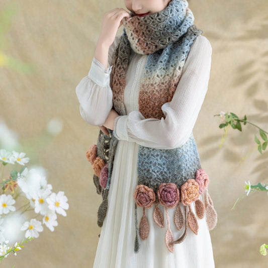 Winter Love Scarf Crochet Pattern