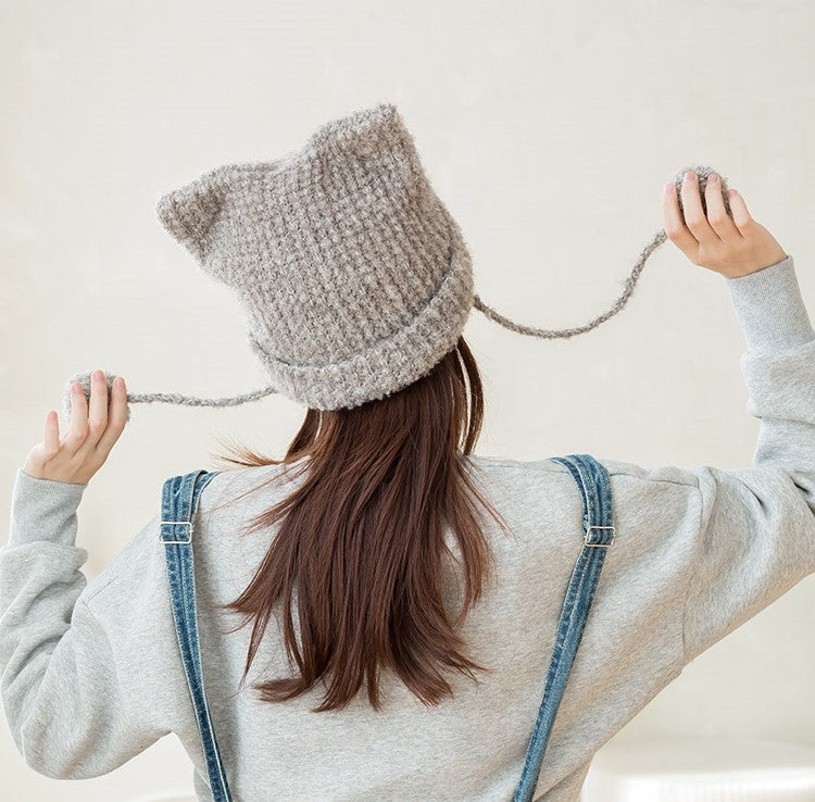 Fluffy Kitty Hat Crochet Pattern