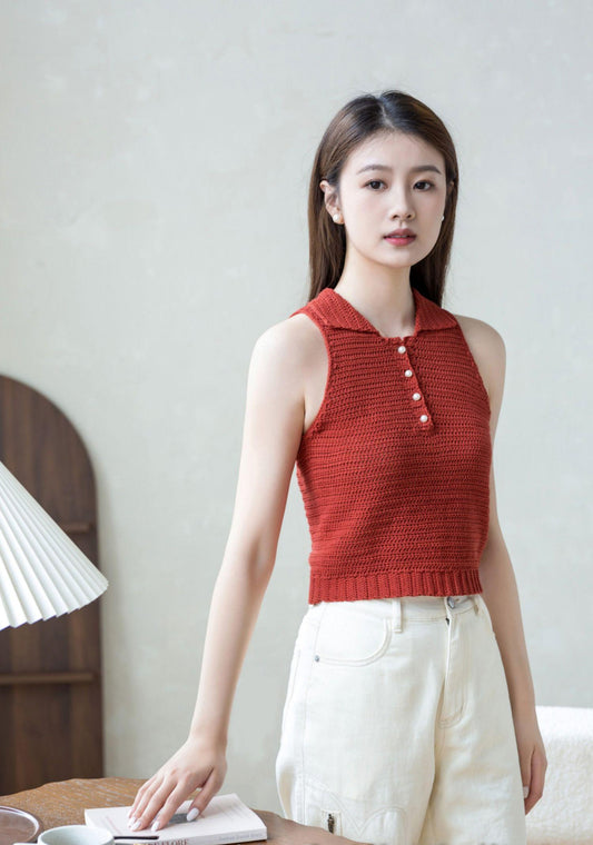 HongKong Times Vest Crochet Yarn Kit