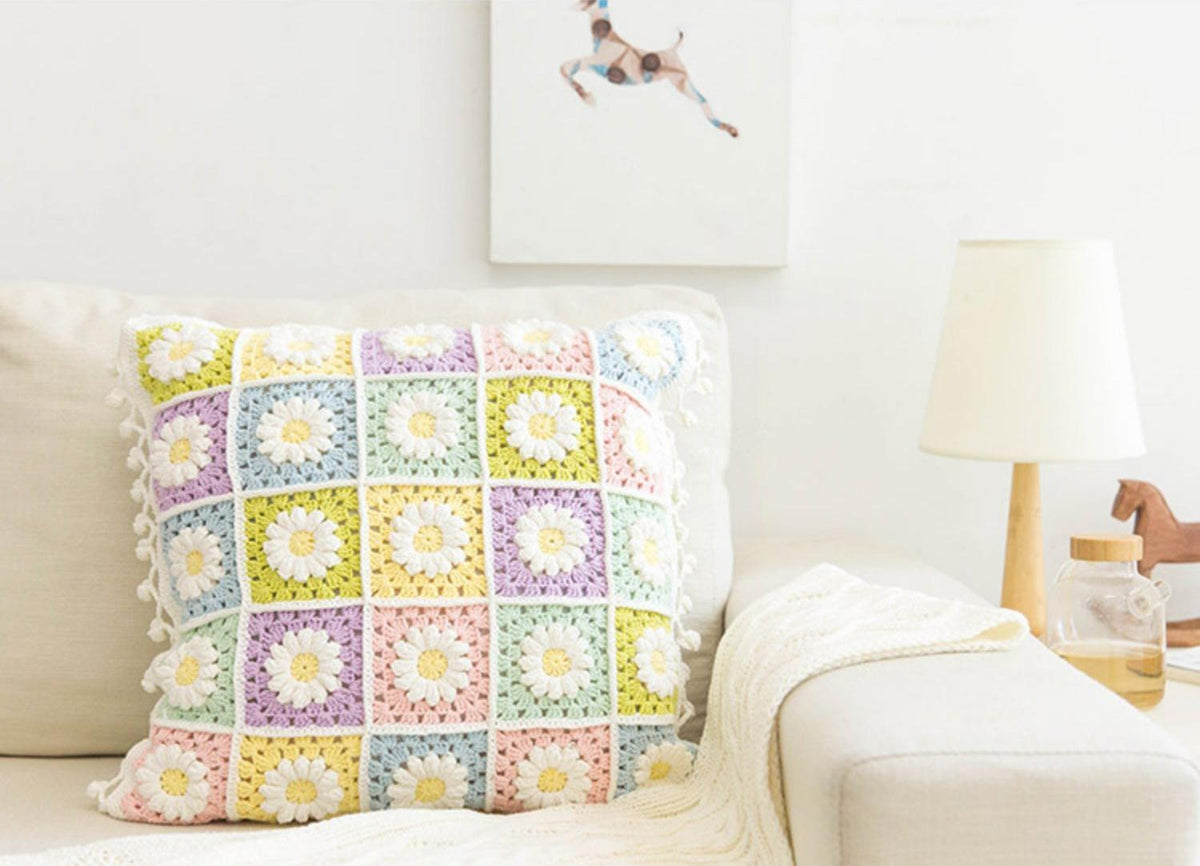 Daisy Pop Throw Crochet Pattern