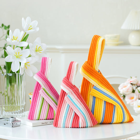 Stripes Wristlet Crochet Yarn Kit