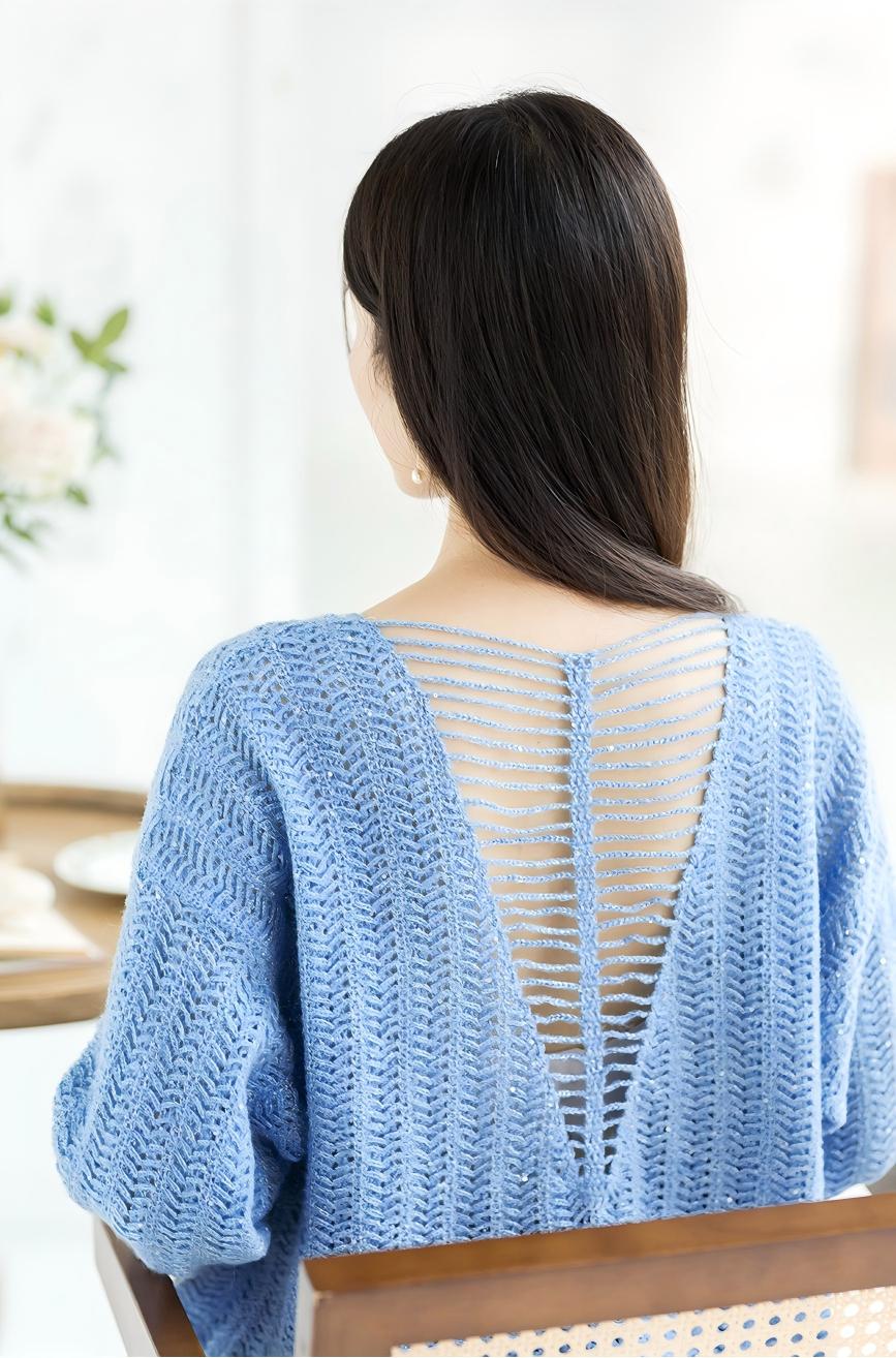 Palm Blouse Crochet Pattern