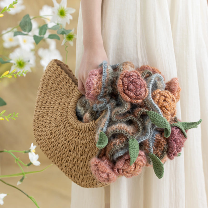 Heartfelt Bouquet Shawl Crochet Yarn Kit – Susan's Family Crochet Yarn