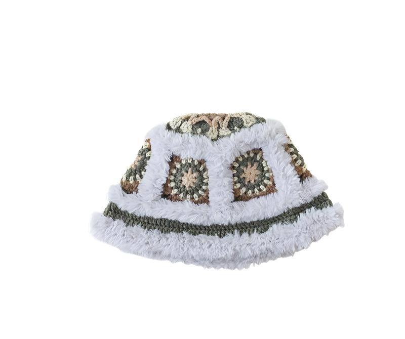 Fluffy Motif Hat Crochet Kit