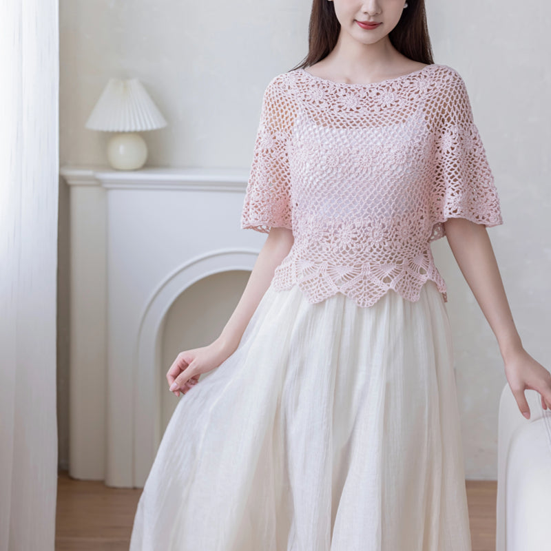 Phoenix Tail Blouse Crochet Pattern