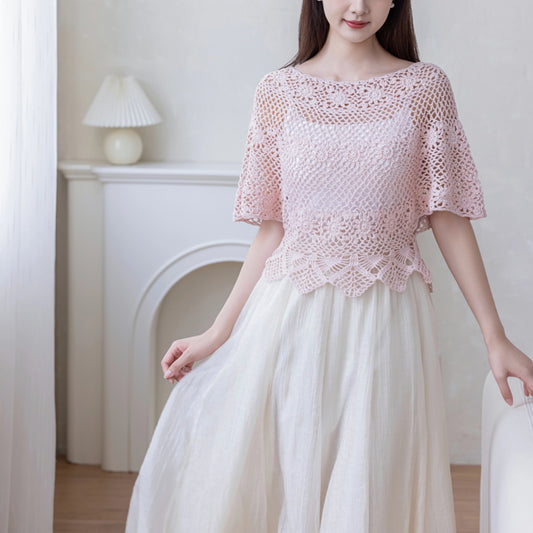 Phoenix Tail Blouse Crochet Yarn Kit