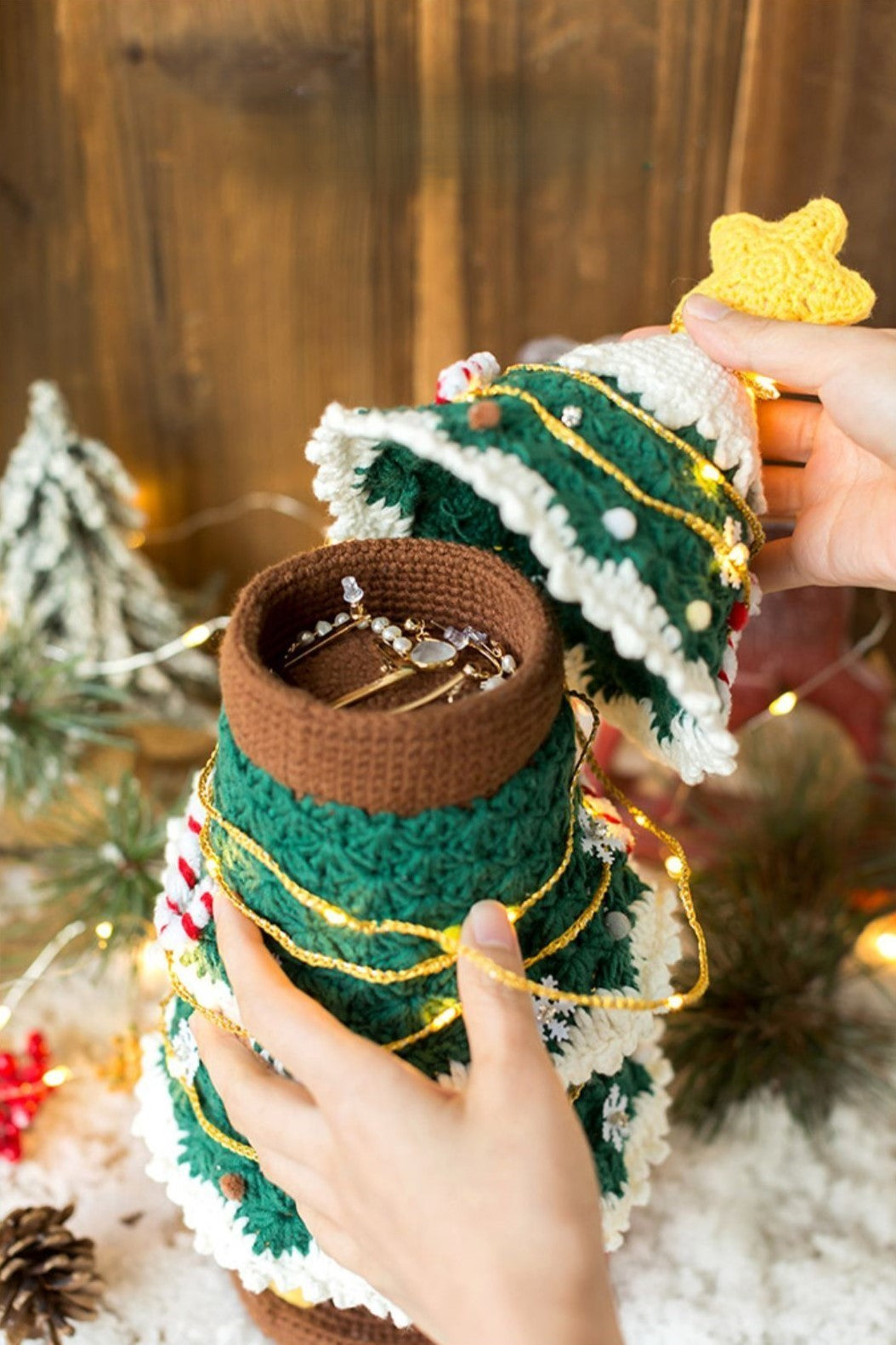 Christmas Fir Jewelry Tree Crochet Pattern