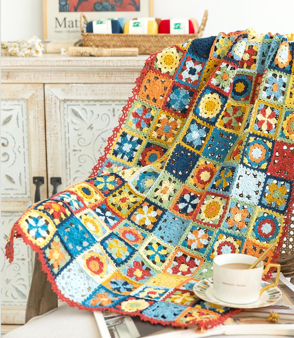 Mexican Tile Lace Blanket Crochet Pattern