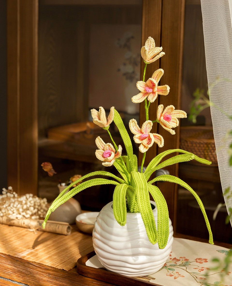 Chinese Ground Orchid Crochet Pattern