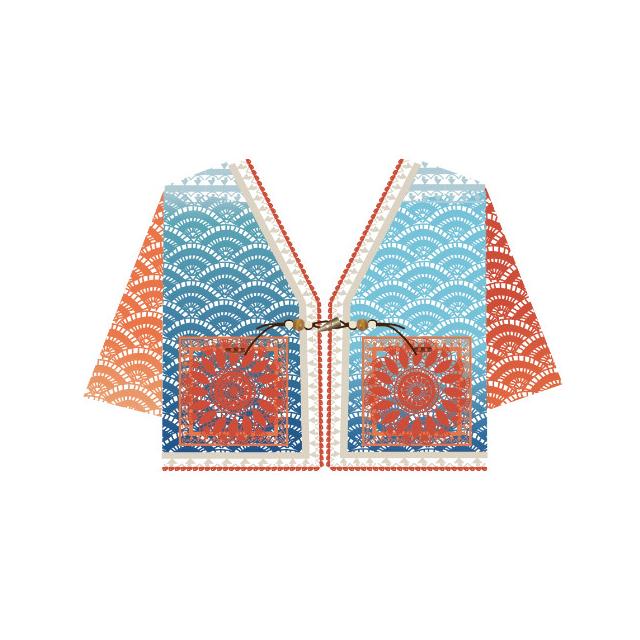 Sun-Kissed Cardigan Crochet Kit