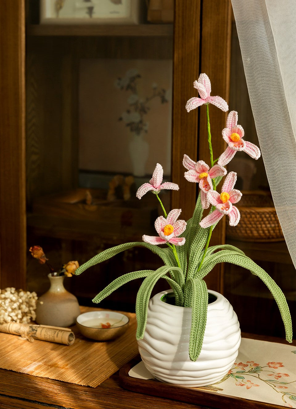 Chinese Ground Orchid Crochet Pattern