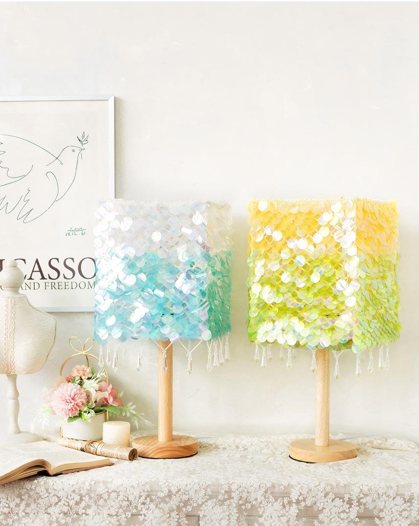 Mermaid's Glow Lampshade Crochet Kit