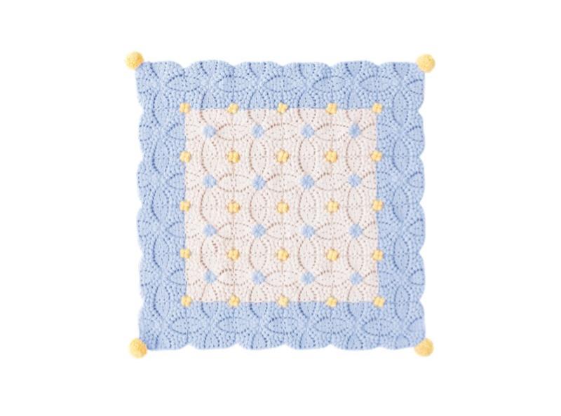 Pearl Blossom Blanket Crochet Kit