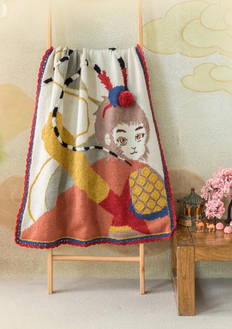 Monkey King Blanket Knit Kit