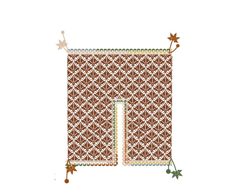 Autumn Maple Shawl Crochet Kit