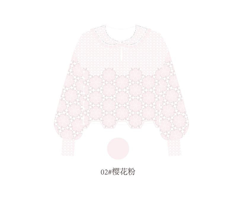 Blossom Pullover Crochet Yarn Kit