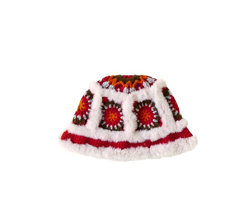 Fluffy Motif Hat Crochet Kit
