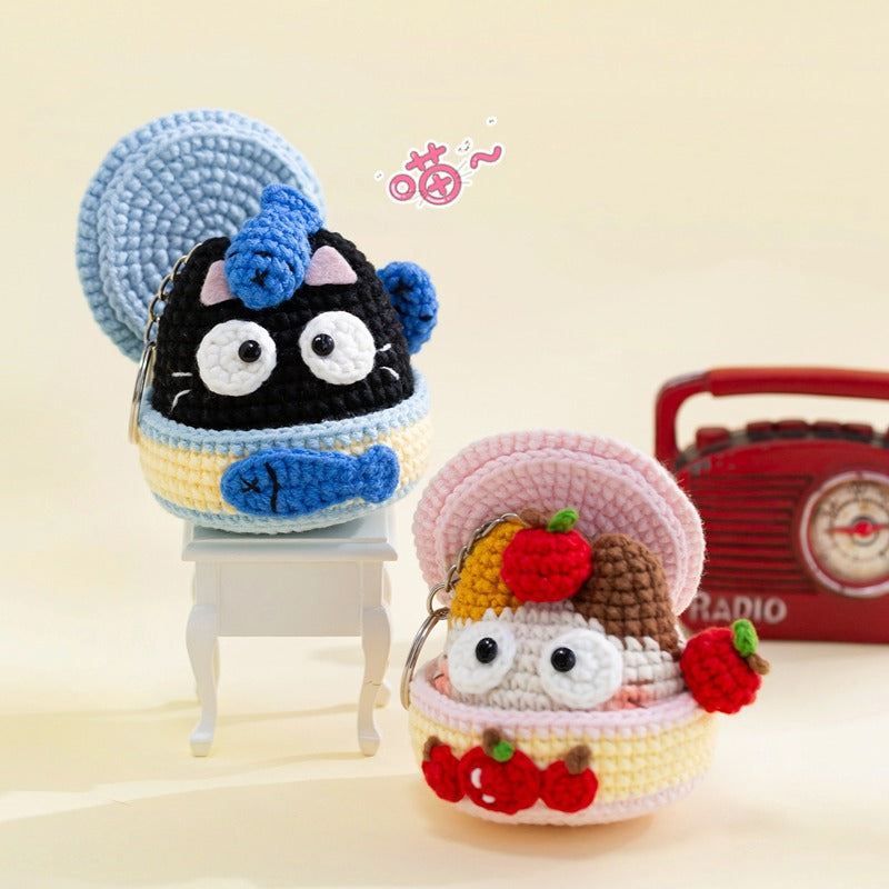 Kit de crochet pour pendentif chat en conserve | La famille de Susan