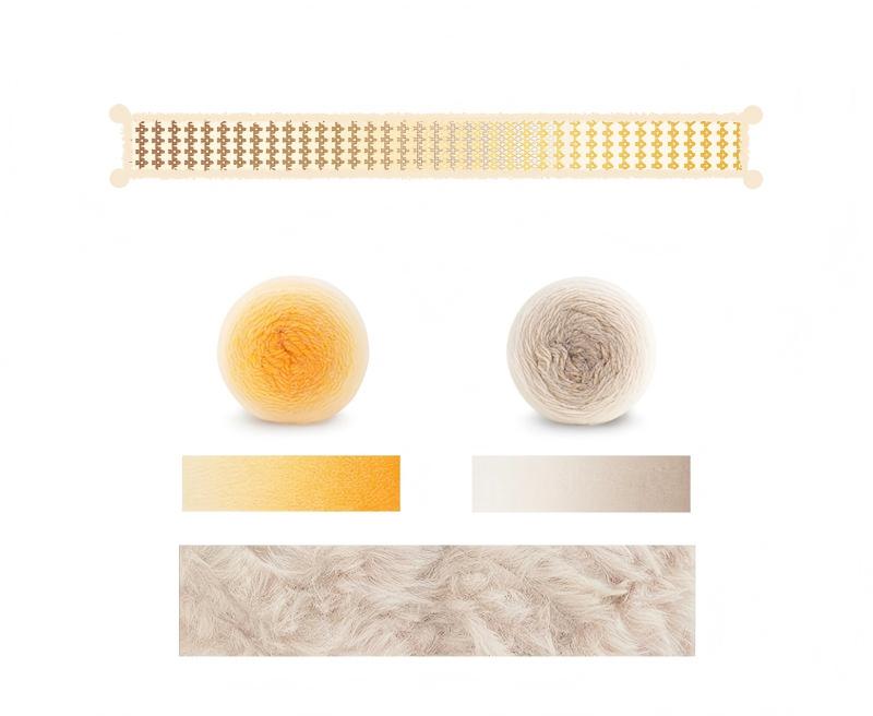 Gradient Diamond Scarf Crochet Kit