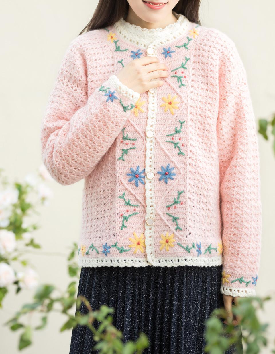 Rococo Cardigan Crochet Pattern