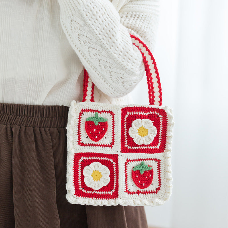 フルーツバッグのかぎ針編み糸キット – Susan's Family Crochet Yarn