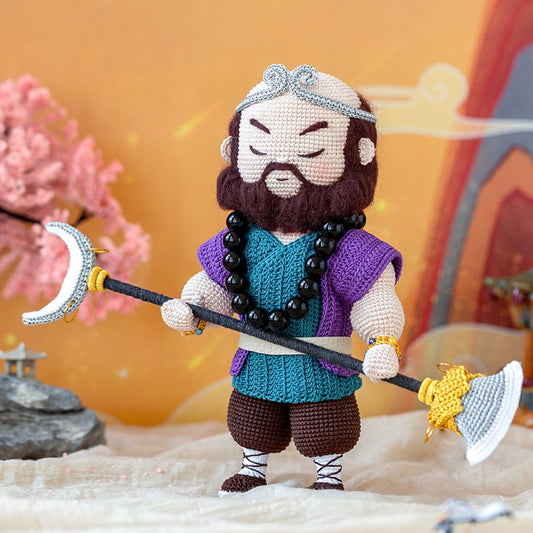 Curtain-Lifting General Doll Crochet Yarn Kit