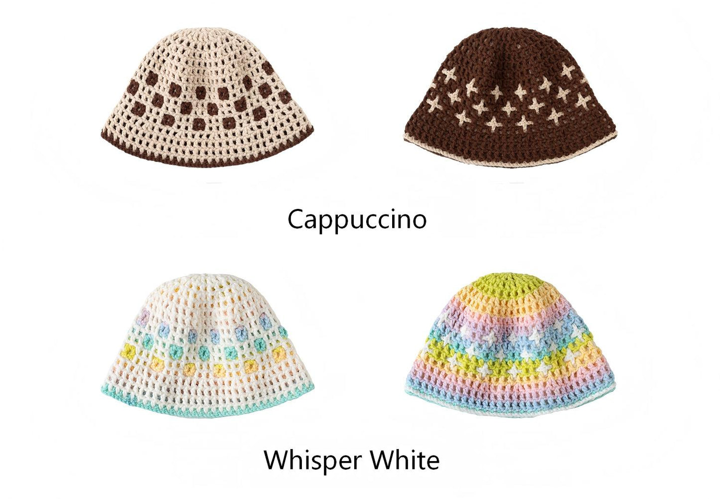 Star Check Bucket Hat Crochet Kit