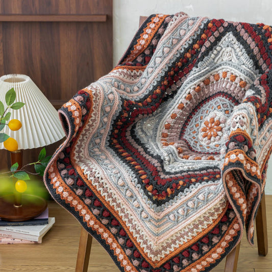 Creamy Cookie Blanket Crochet Pattern