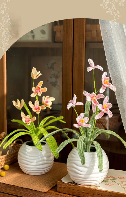 Chinese Ground Orchid Crochet Pattern