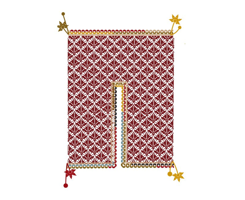 Autumn Maple Shawl Crochet Kit