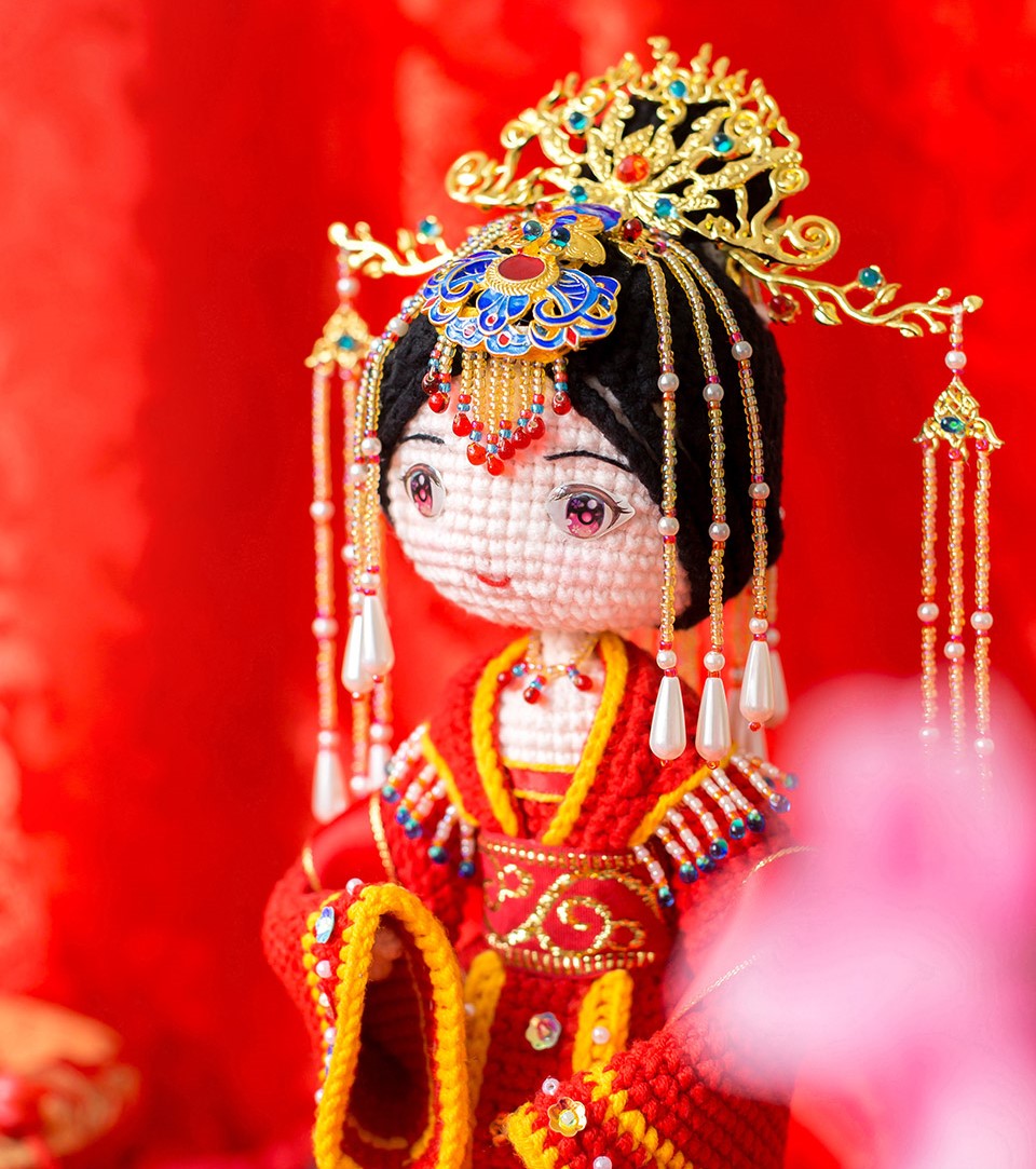 Heaven's Bliss Wedding Doll Crochet Kit