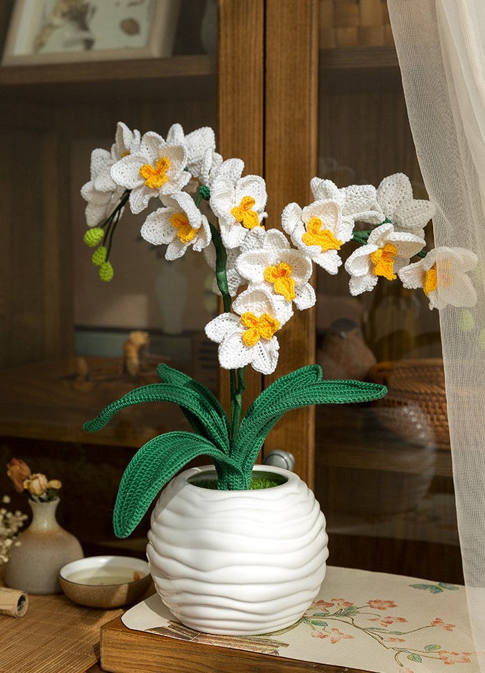 Orchid Bloom Accent Crochet Pattern