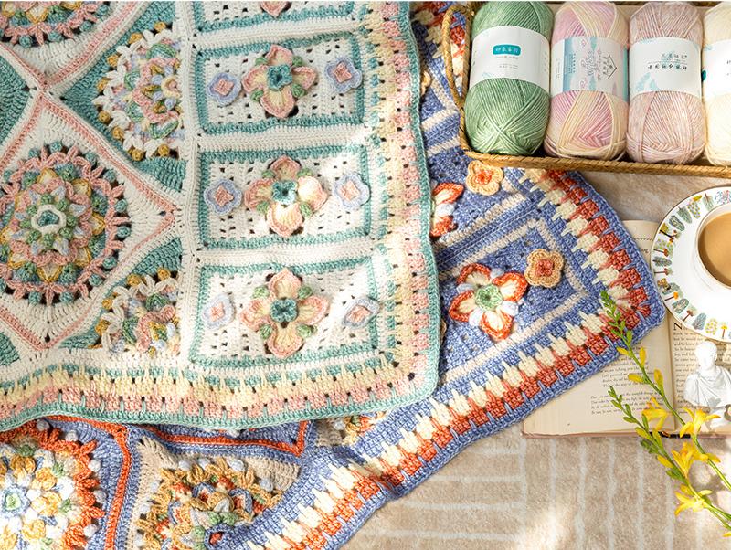 Florence Floral Blanket Crochet Pattern