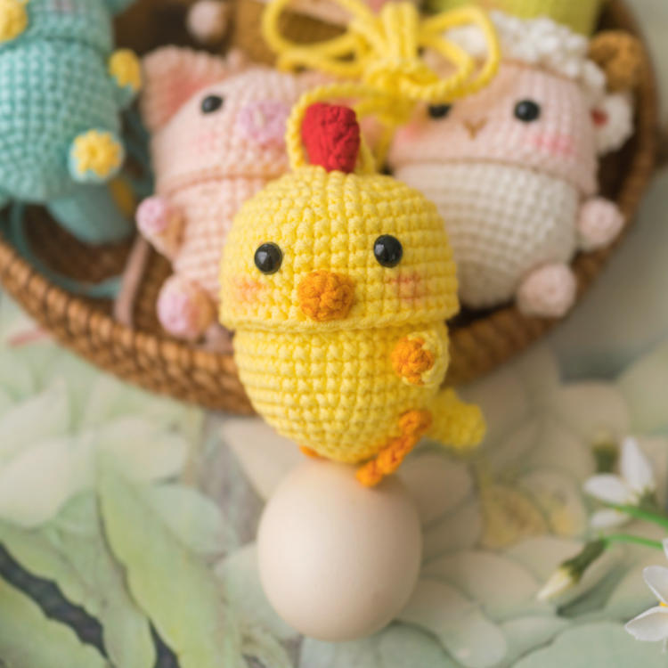 Chinese Zodiac Egg Pouch Crochet Pattern