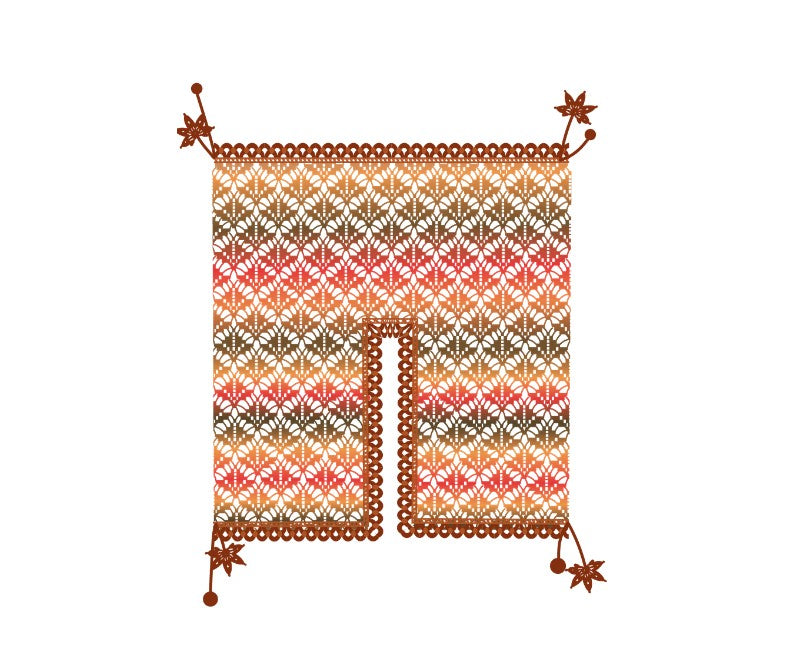 Autumn Maple Shawl Crochet Kit