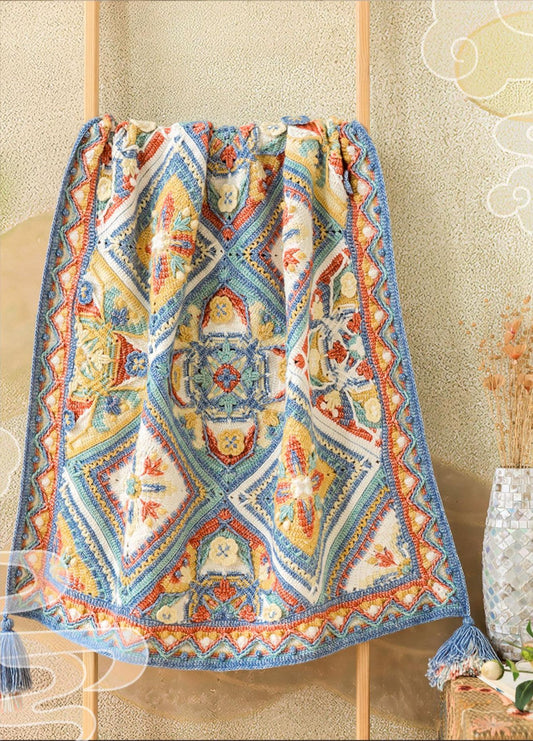 Azerbaijan Blanket Crochet Yarn Kit