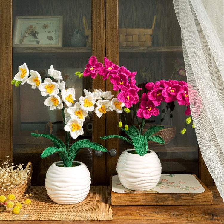 Orchid Bloom Accent Crochet Pattern