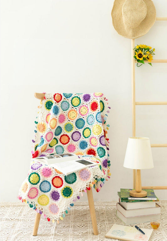 Firework Bloom Blanket Crochet Pattern