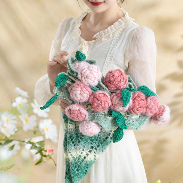 Heartfelt Bouquet Blanket Crochet Pattern