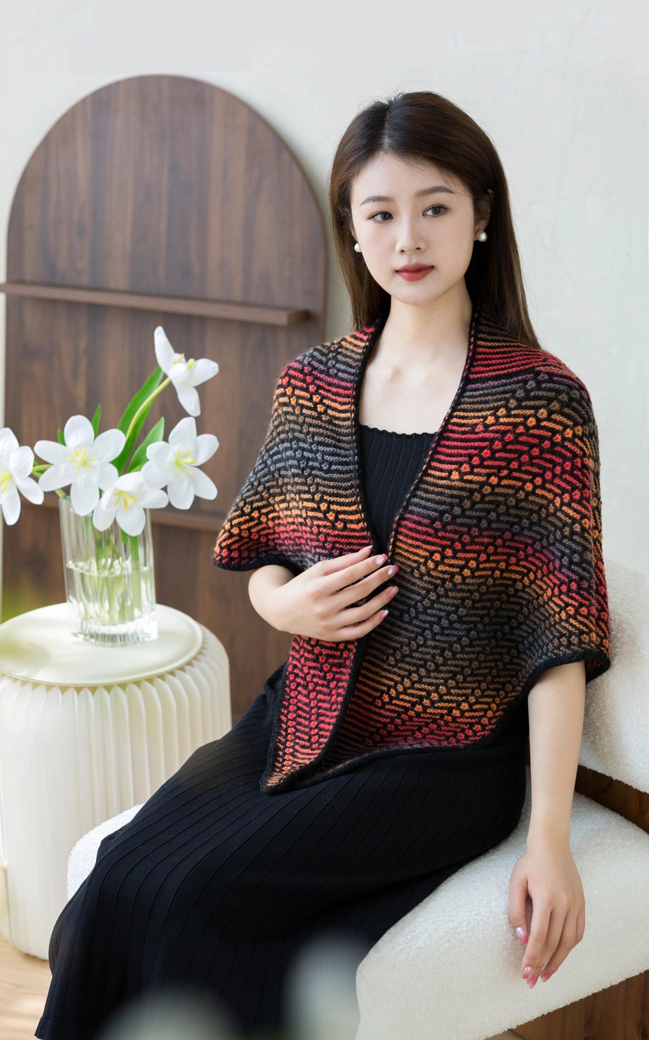 Sunglow Shawl Knit Digital Pattern