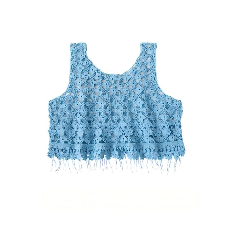 Sparkling Tassel Vest Crochet Kit