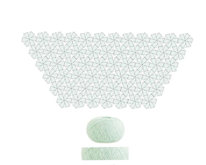 Star Jasmine Shawl Crochet Yarn Kit