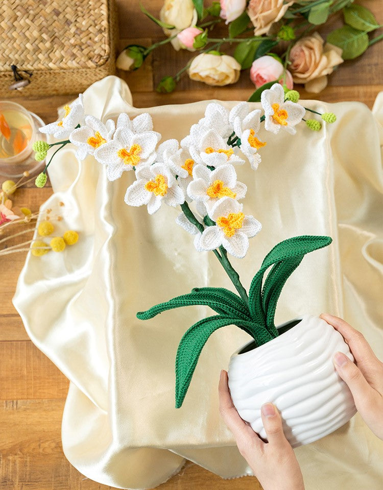 Orchid Bloom Accent Crochet Pattern