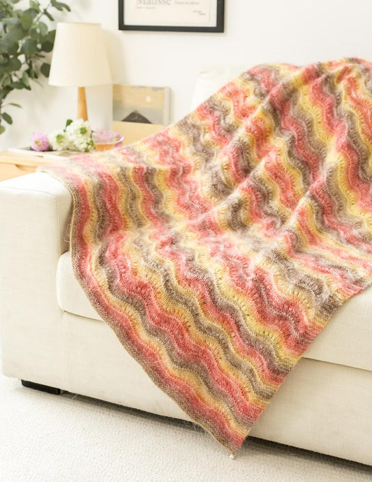 Mound Lily Blanket Knit Yarn Kit