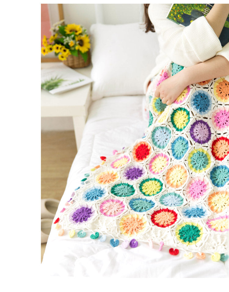 Firework Bloom Blanket Crochet Pattern