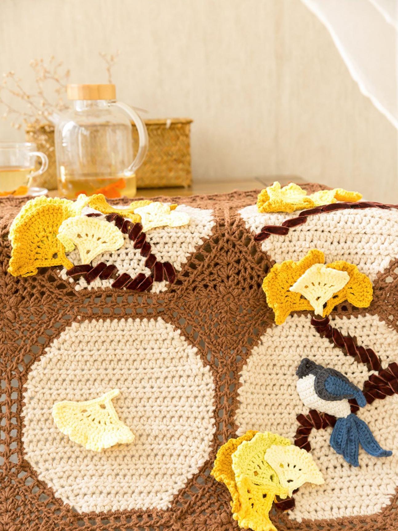Jiangnan Motif Blanket Crochet Pattern