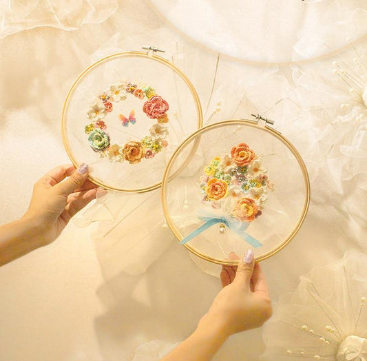 Blossoms on Frame Crochet Yarn Kit