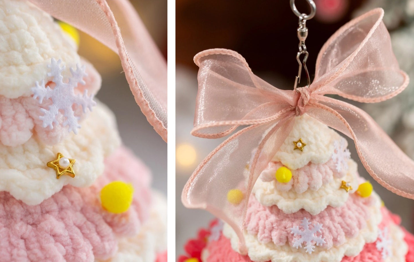 Christmas Tree Wind Chime Crochet Kit