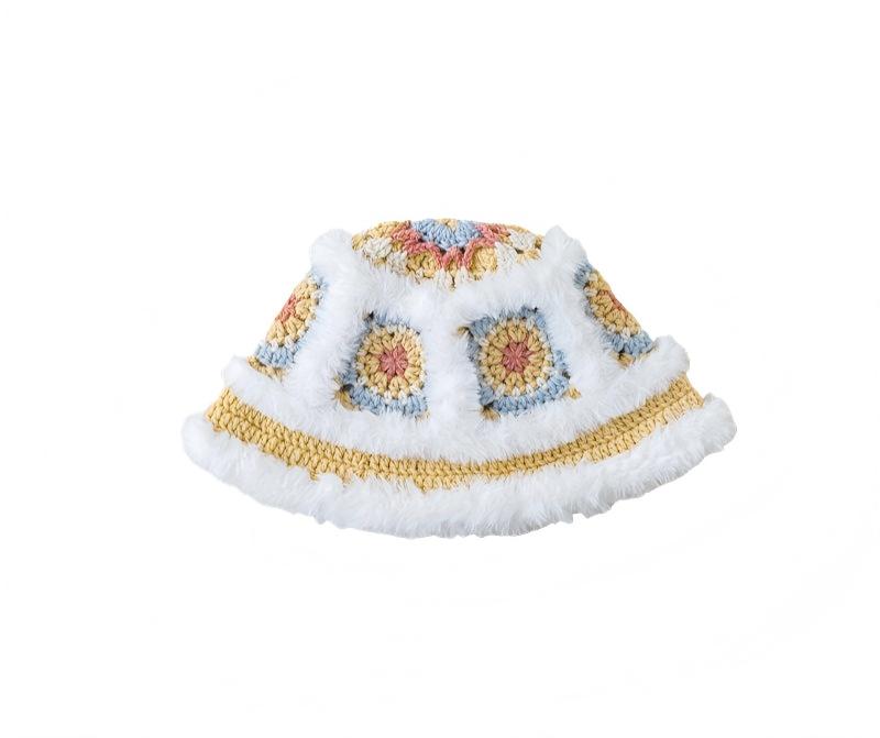 Fluffy Motif Hat Crochet Kit